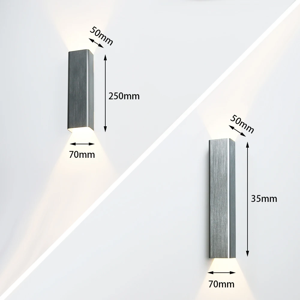 12W 18W LED Indoor Wall Lamp Modern Aluminum Home Lighting Sconces Bedroom Livin - Image 4