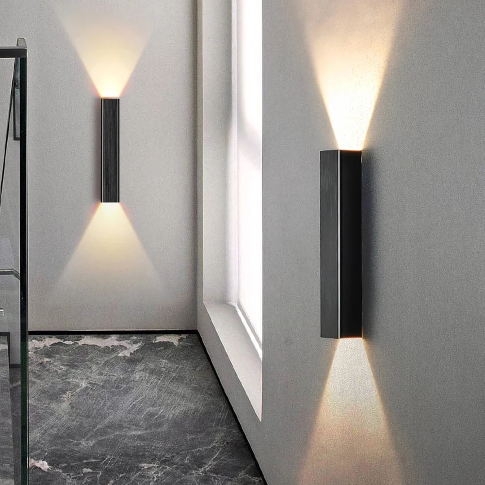 12W 18W LED Indoor Wall Lamp Modern Aluminum Home Lighting Sconces Bedroom Livin - Image 2