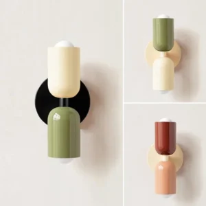 Colorful Bedside Wall Lamp Nordic Living Room Corridor Wall Light Children&