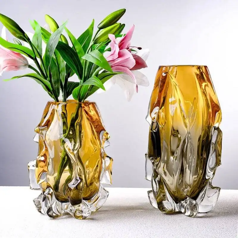 Light Luxury Creative Crystal Glass Vase, Living Room, Entrance, Aquaculture, Fl - Image 4