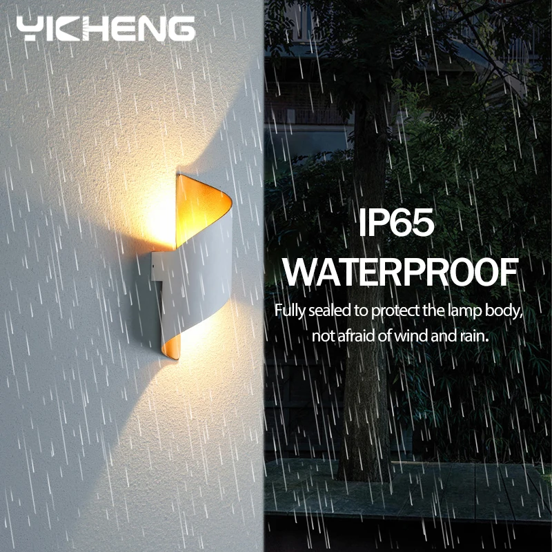 Spiral Design LED Wall Lamp 10W Indoor Wall Lights Waterproof Outdoor Modern Nor - Image 3