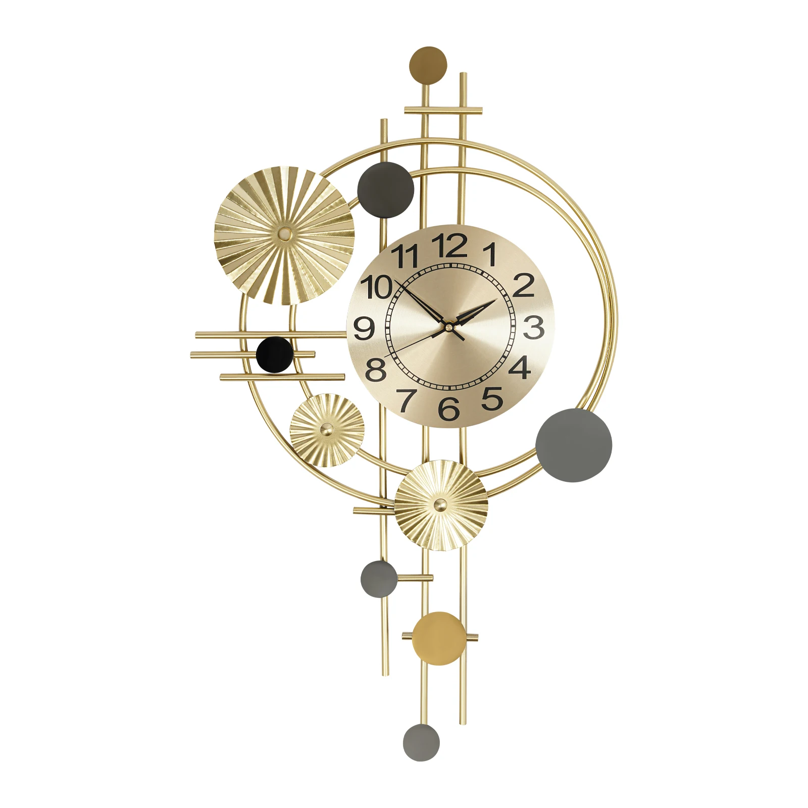 45x78cm Decorative Art Wall Clock Silent Non Ticking for Living Room Bedroom Kit - Image 6