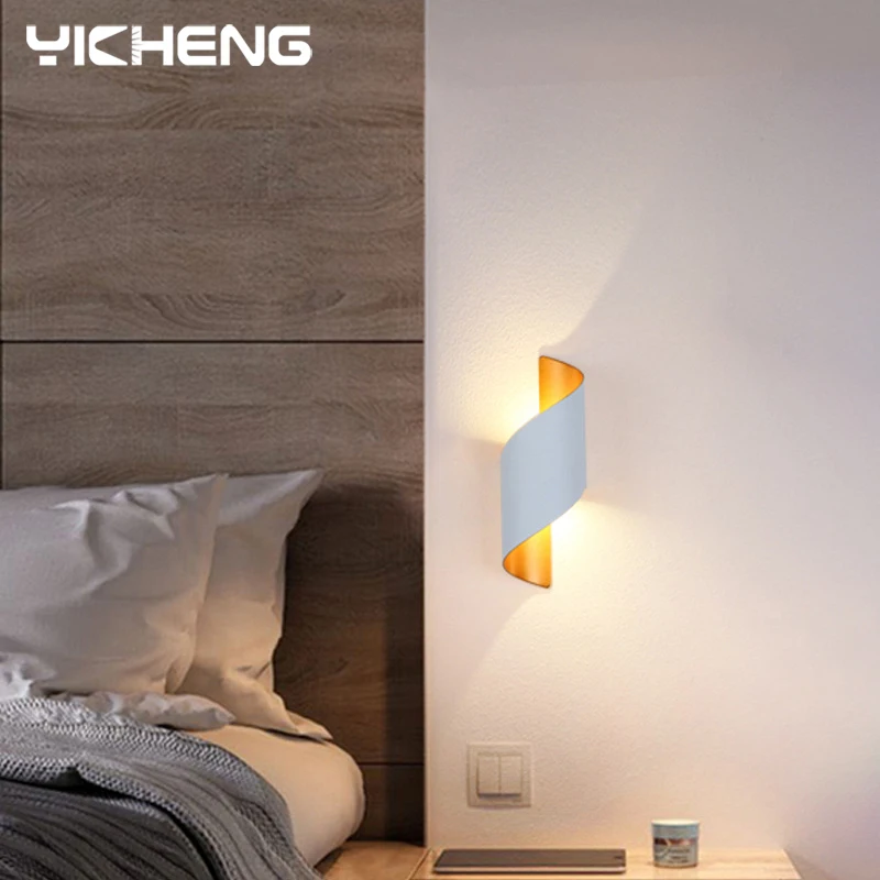 Spiral Design LED Wall Lamp 10W Indoor Wall Lights Waterproof Outdoor Modern Nor - Image 6