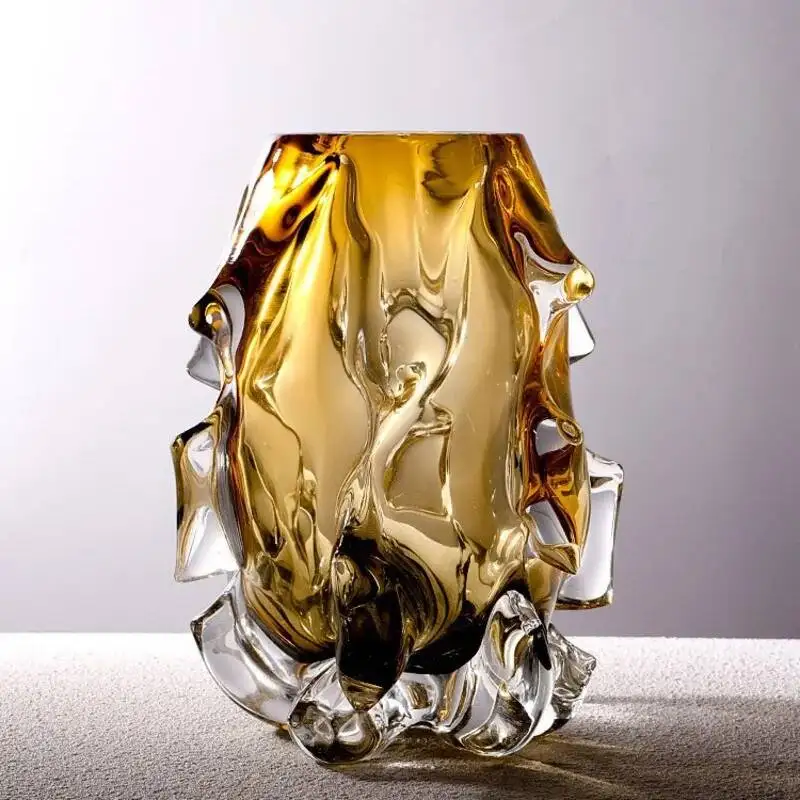 Light Luxury Creative Crystal Glass Vase, Living Room, Entrance, Aquaculture, Fl